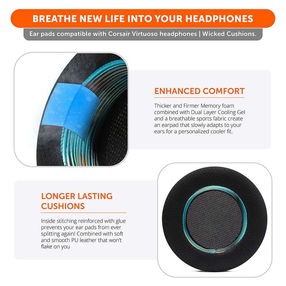 Corsair Virtuoso Earpads - WC FreeZe Cooling Gel