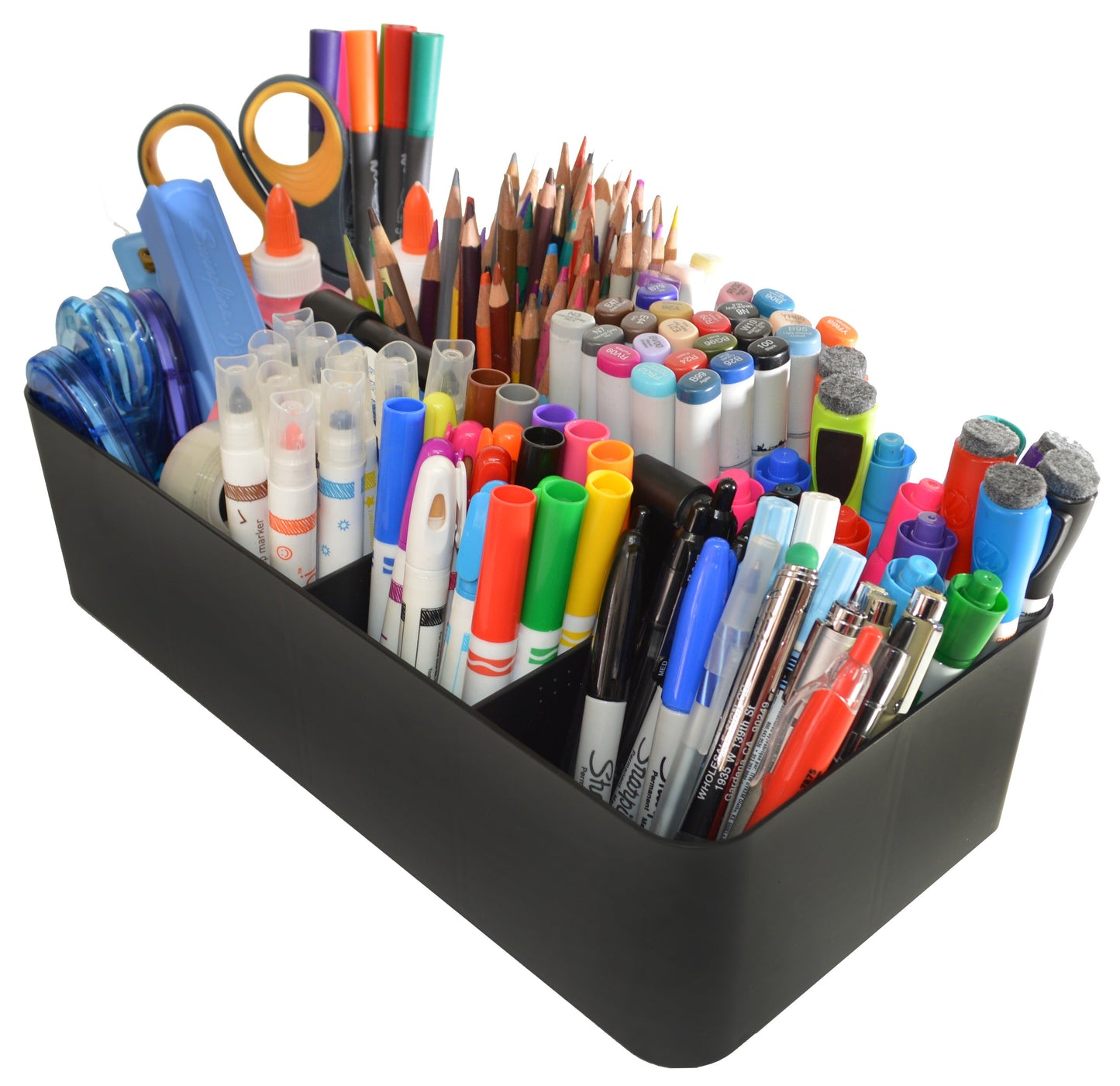 Enjoy Organizer - Large Portable Compartment Divided Storage Caddy - Made In USA