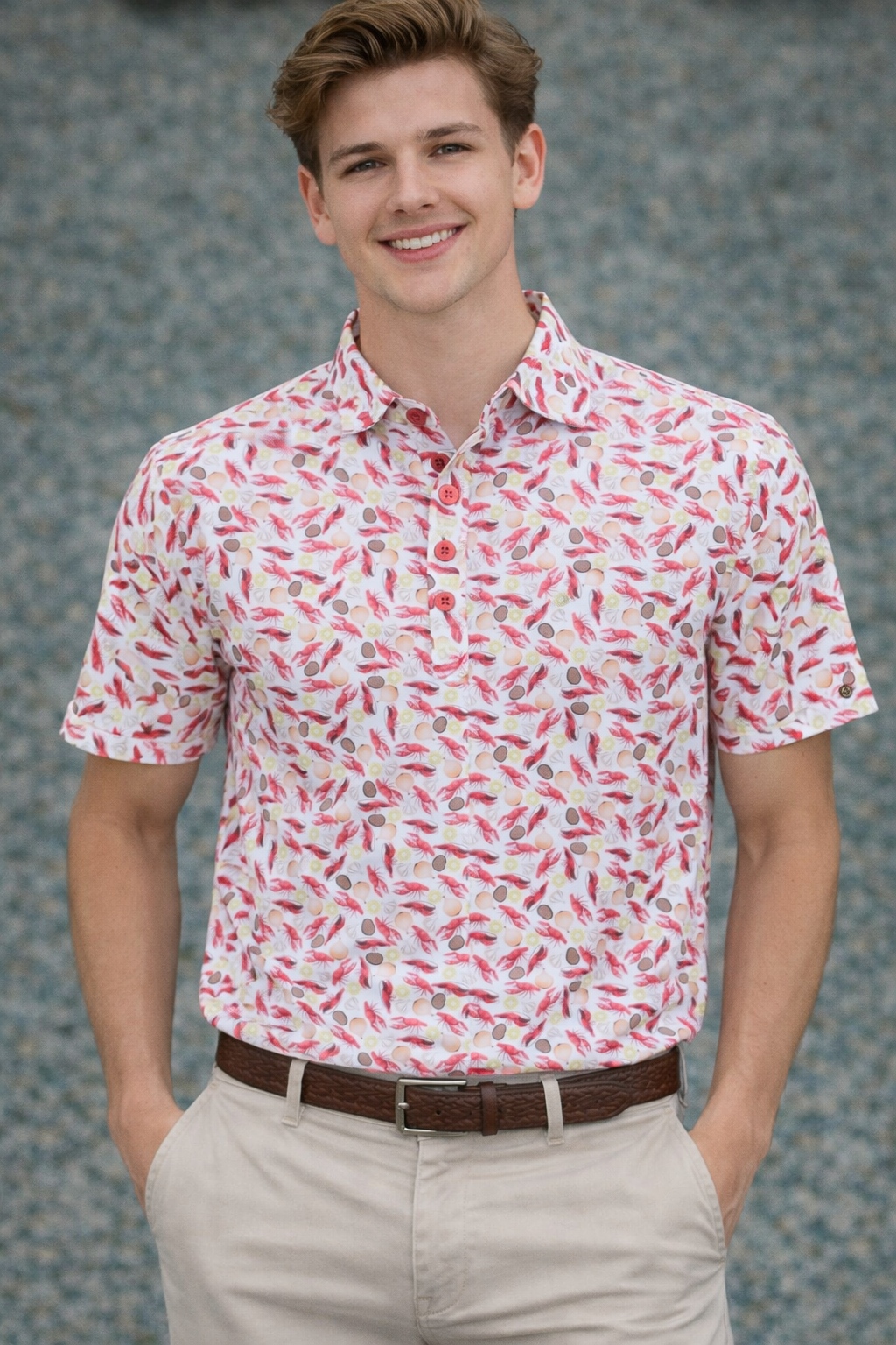 Crawfish Boil Adult Polo Shirt