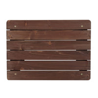 Rectangular Side Table for Patio, Porch, Garden, Indoor Outdoor Companion 19.7L 14.W 19.7H Inches