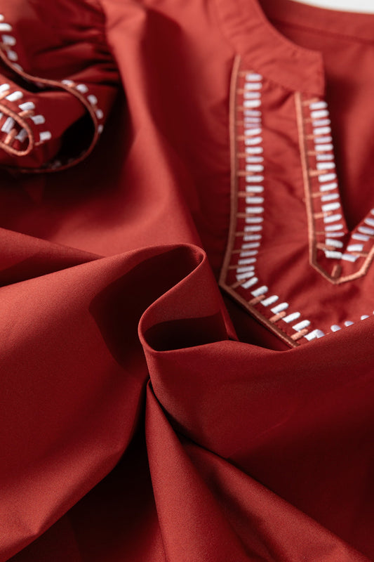 Andie Trim Flutter Sleeve Blouse