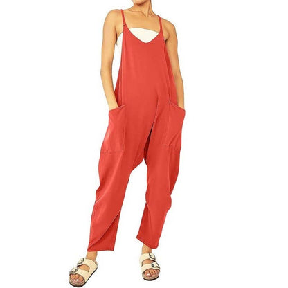 Feisty Orange jumpsuit overalls