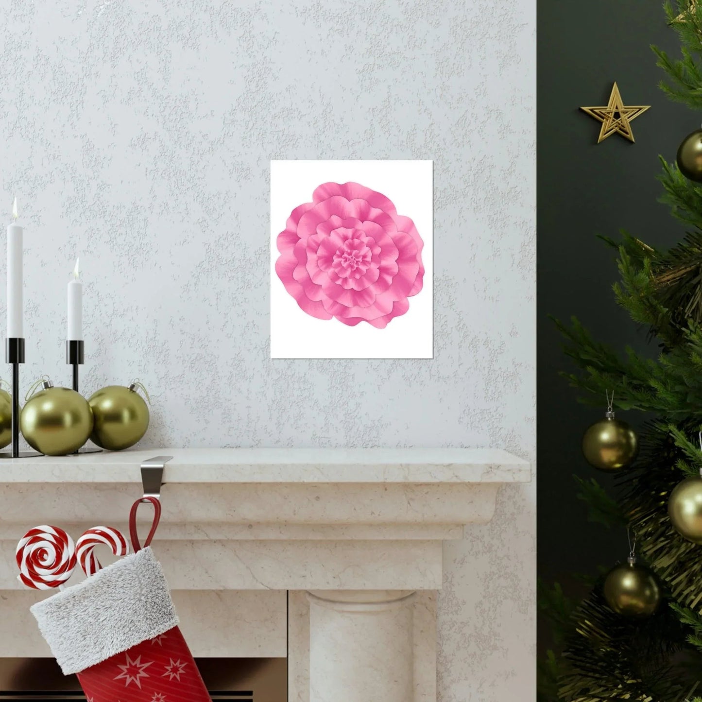 Peony Botanical Print – Unframed Wall Art