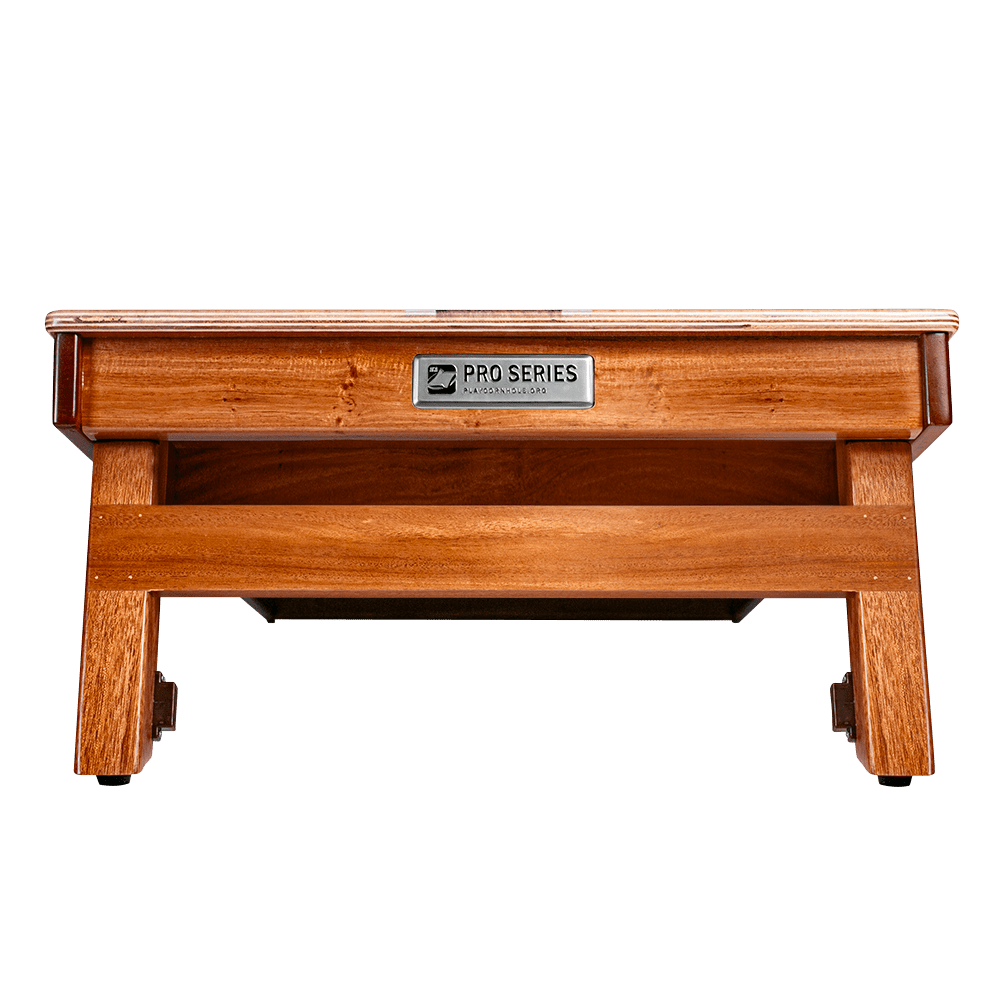 Dark Teak Silver Series Cornhole Boards