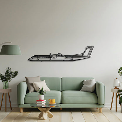 Dash 8 Q400 Metal Aircraft Wall Art - NCP0057