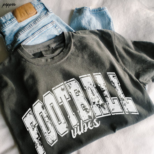 Football Vibes Tee *14 Colors (S-3X)