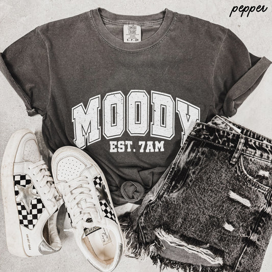Moody 7am Tee *9 Colors (S-3X)