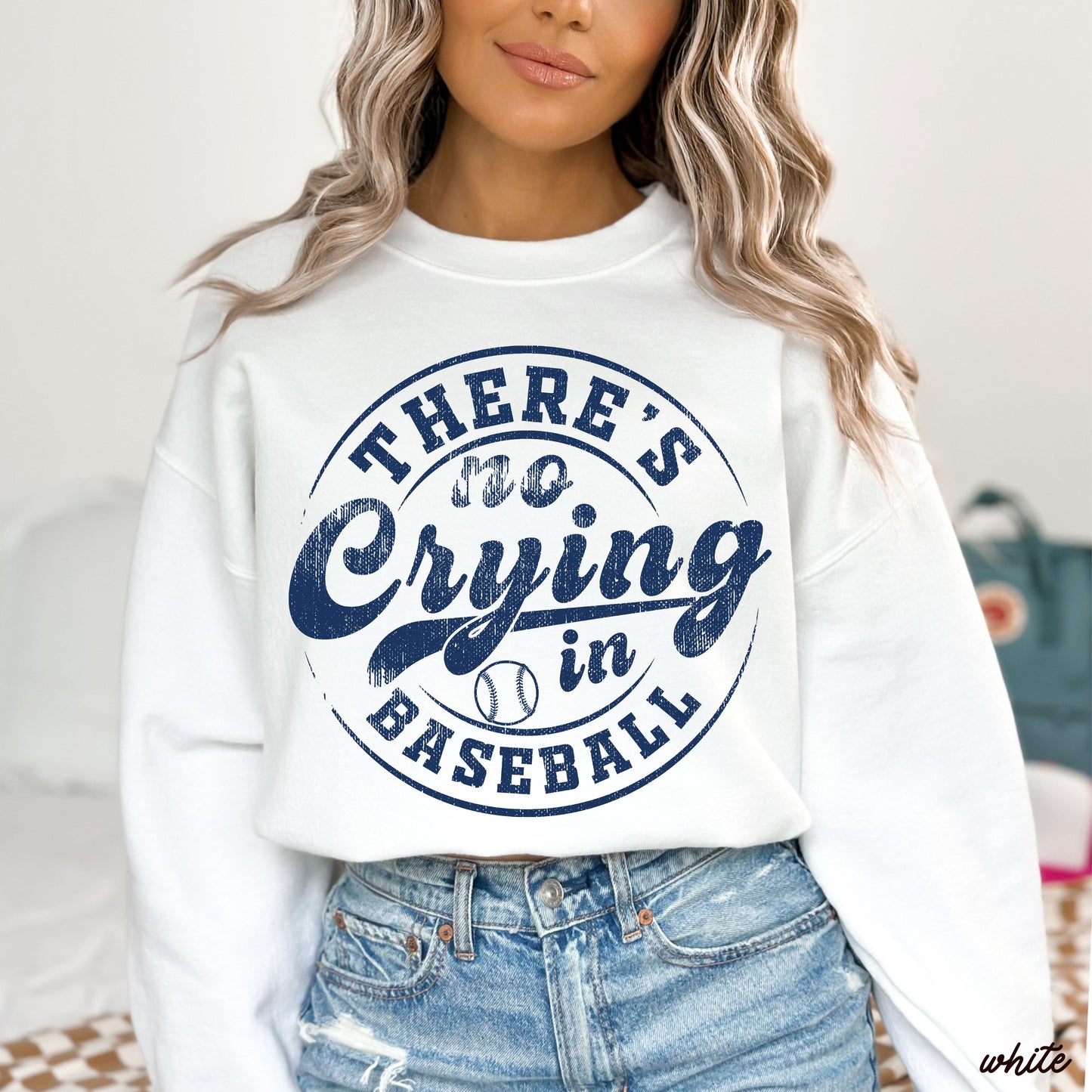 No Crying in Baseball Sweatshirt *8 Colors (S-3X)
