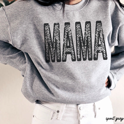 Leopard Mama Sweatshirt *8 Colors (S-3X)