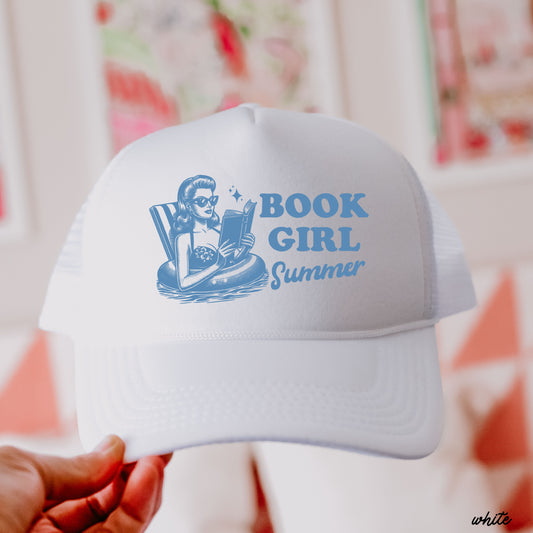 Book Girl Summer Trucker Hat *8 COLORS