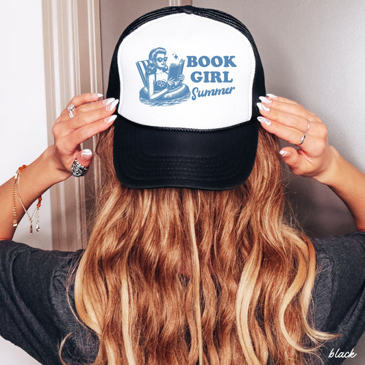 Book Girl Summer Trucker Hat *8 COLORS