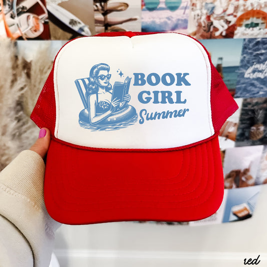 Book Girl Summer Trucker Hat *8 COLORS