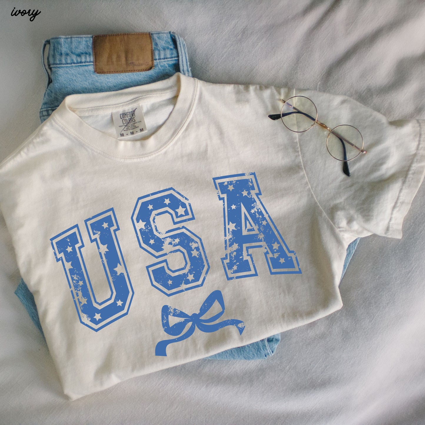 USA Star Coquette Tee *10 Colors (S-3X)