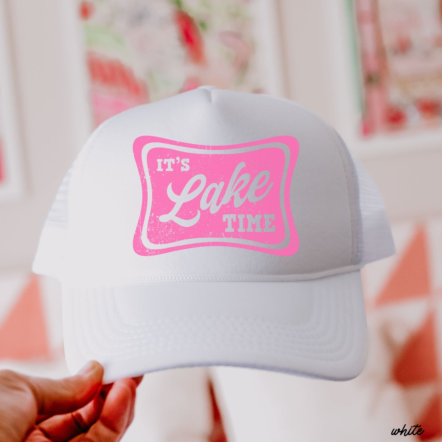 It's Lake Time Trucker Hat *9 COLORS