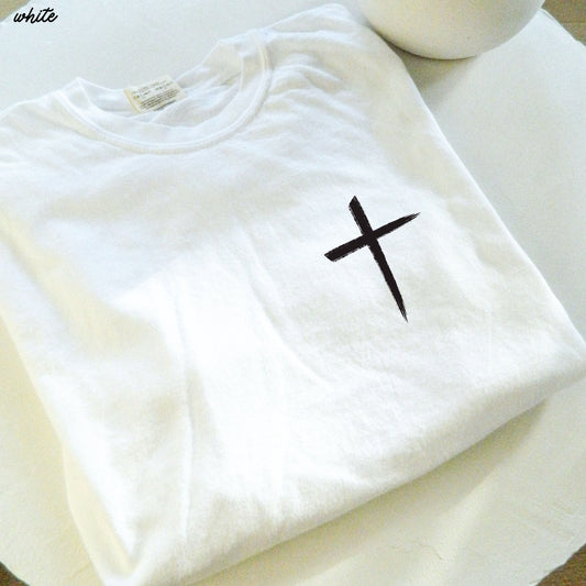 Pocket Cross Comfort Colors Tee *16 Colors (S-3X)