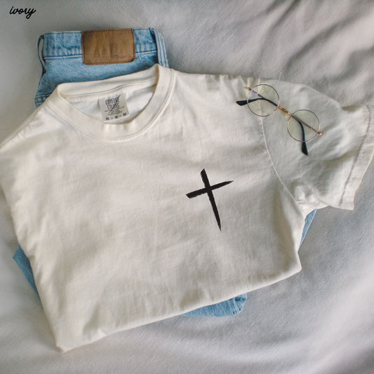 Pocket Cross Comfort Colors Tee *16 Colors (S-3X)