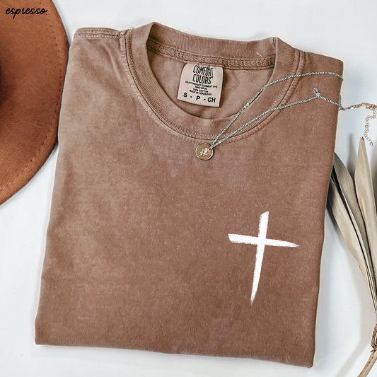 Pocket Cross Comfort Colors Tee *16 Colors (S-3X)