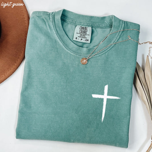Pocket Cross Comfort Colors Tee *16 Colors (S-3X)