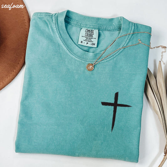 Pocket Cross Comfort Colors Tee *16 Colors (S-3X)