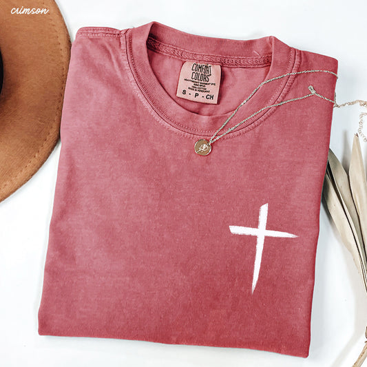 Pocket Cross Comfort Colors Tee *16 Colors (S-3X)