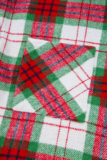 Dream Plaid Casual Flannel Shacket
