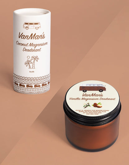 *New* VanMan's Vanilla Magnesium Deodorant - 2 oz