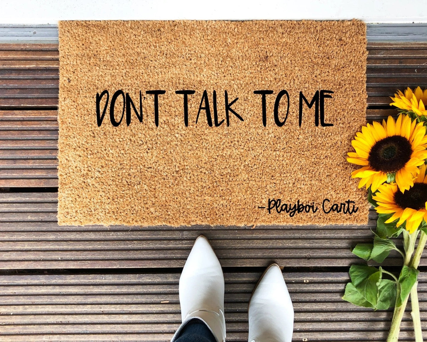Don't Talk To Me Doormat