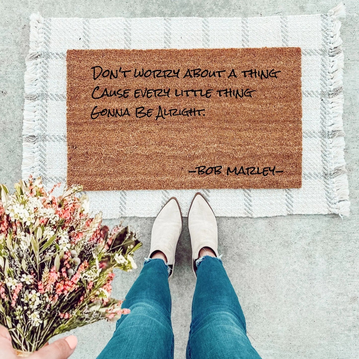 Don't Worry About A Thing Doormat