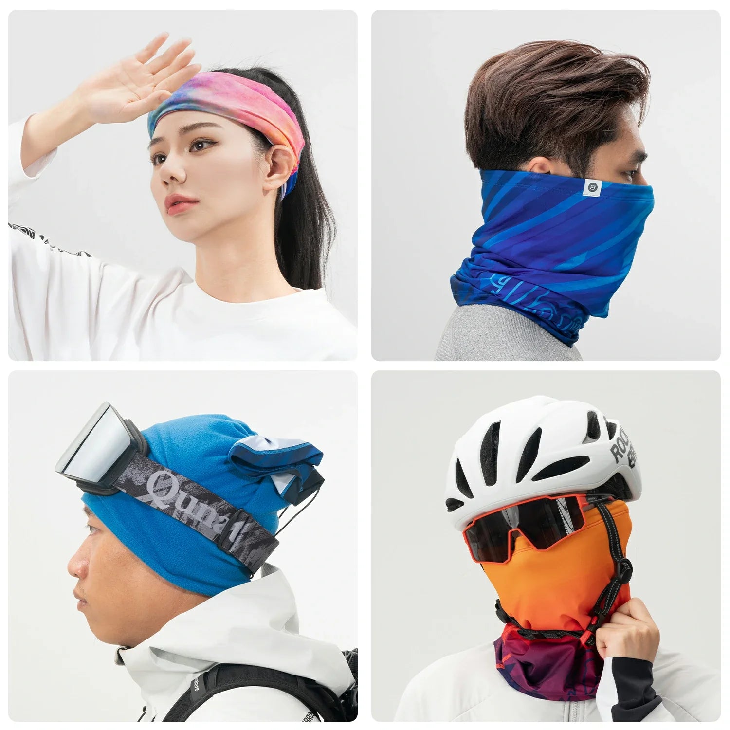 Winter Fleece 3 IN 1 Cycling Mask Hat Reversible