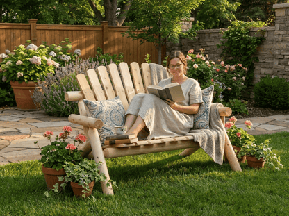 Durable Outdoor Wooden Bench