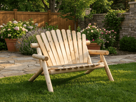 Durable Outdoor Wooden Bench