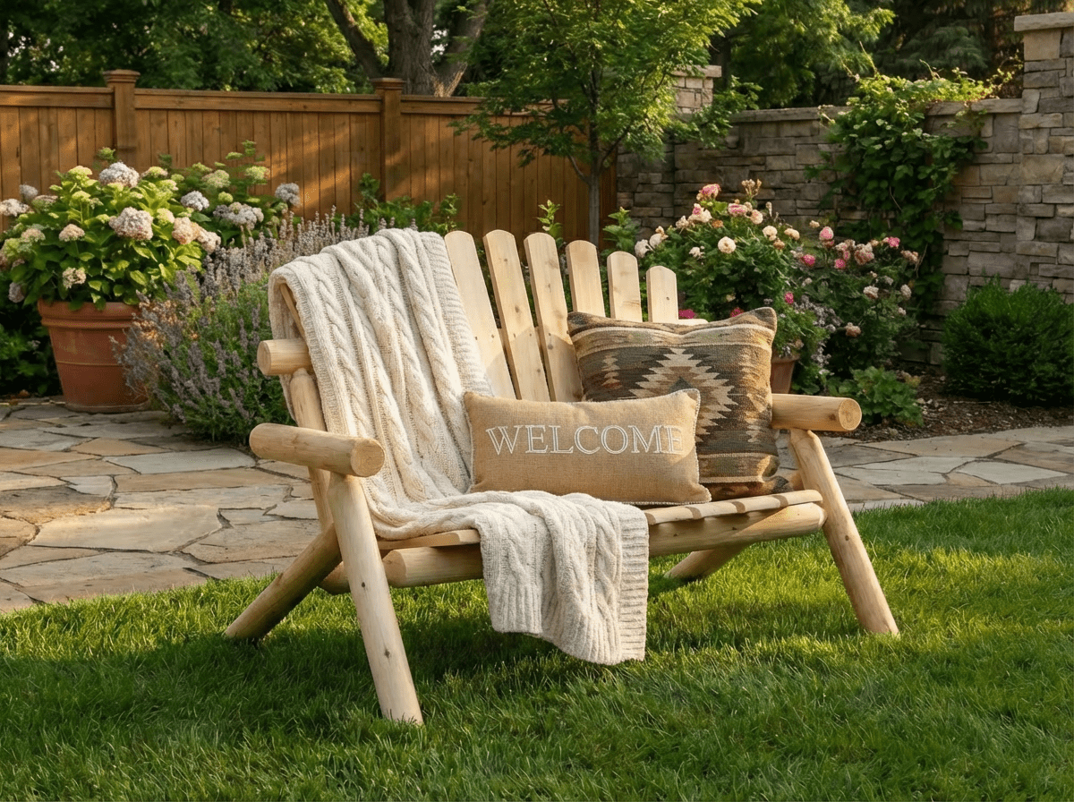 Durable Outdoor Wooden Bench