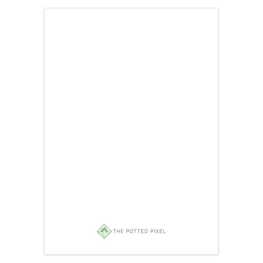 Plant Growth Graduation Card – Blank Inside With Envelope