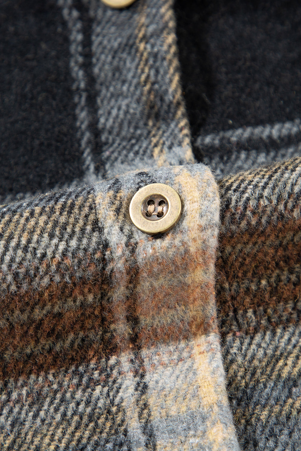 Everly Rounded Hem Plaid Shacket