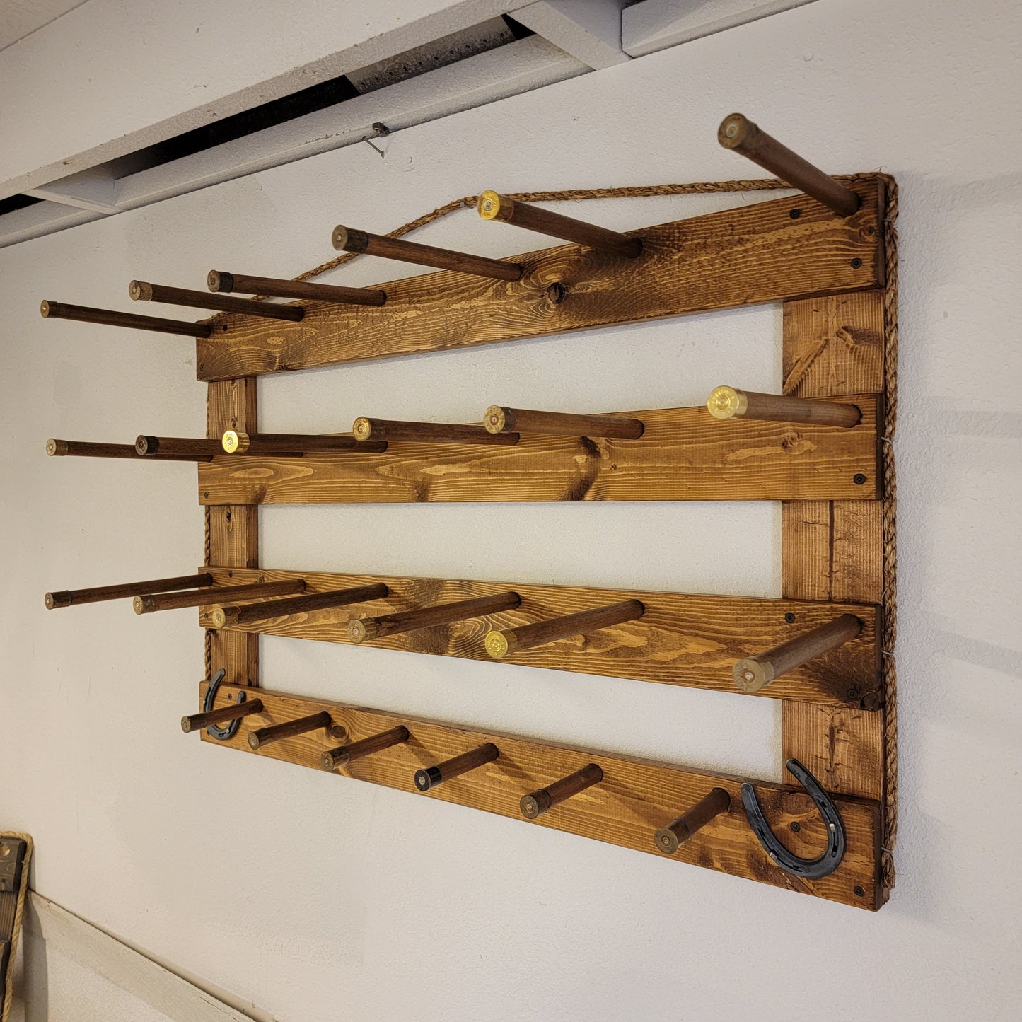 The 9-Hatter: Horizontal Wall-Hanging Western Organization