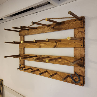 The 9-Hatter: Horizontal Wall-Hanging Western Organization