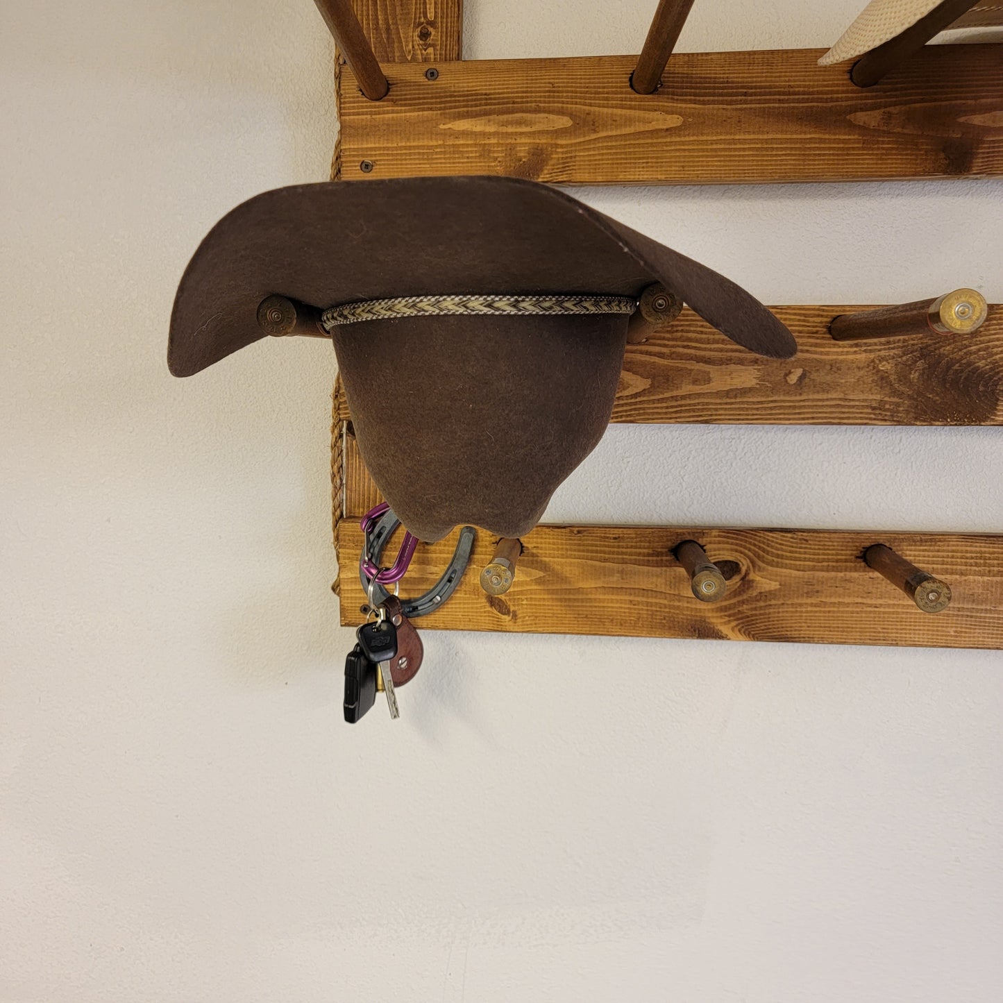 The 9-Hatter: Horizontal Wall-Hanging Western Organization