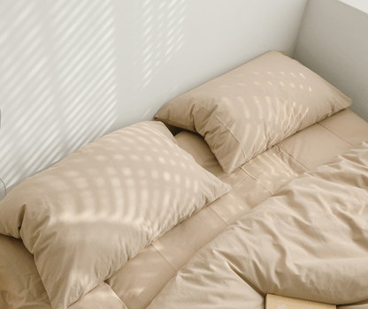 Earth Tone Bedding Set / Dark Blue