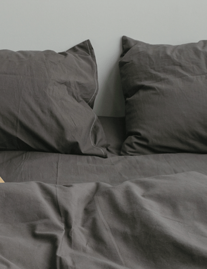 Earth Tone Bedding Set / Dark Blue