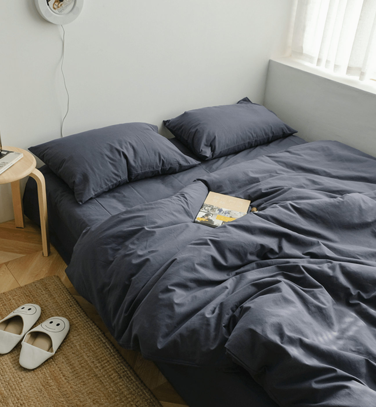 Earth Tone Bedding Set / Moss Green