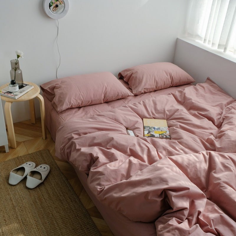 Earth Tone Bedding Set / Moss Green