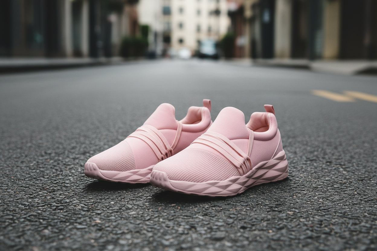 Women’s Laced Summer Sneakers – Lightweight Breathable Casual Shoes