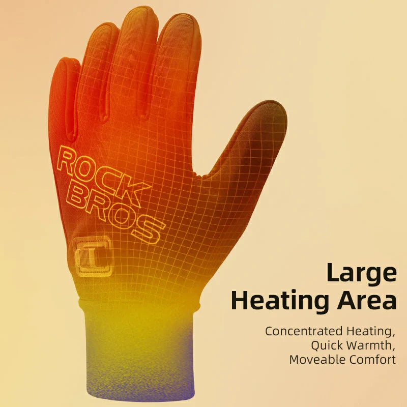 Winter Heated Gloves USB Rechargeable