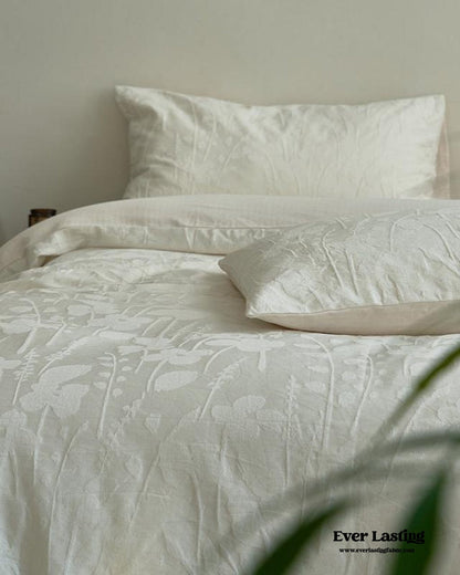 Elin Tencel Silky Jacquard Bedding Set / Bouquet