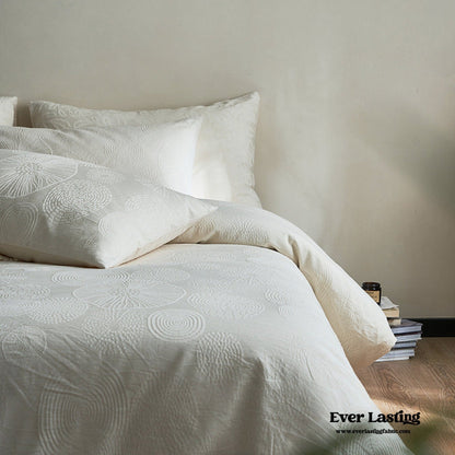 Elin Tencel Silky Jacquard Bedding Set / Garden