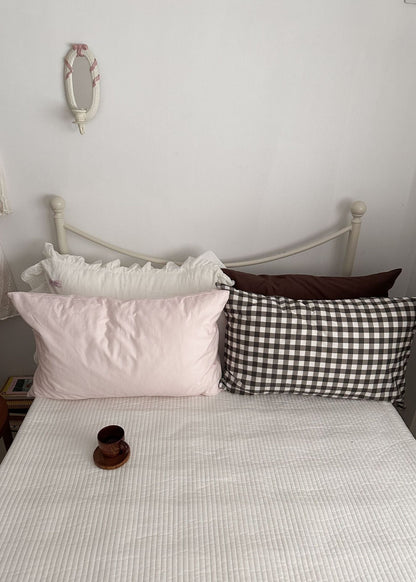 Ella Pure Cotton Pillowcases / White