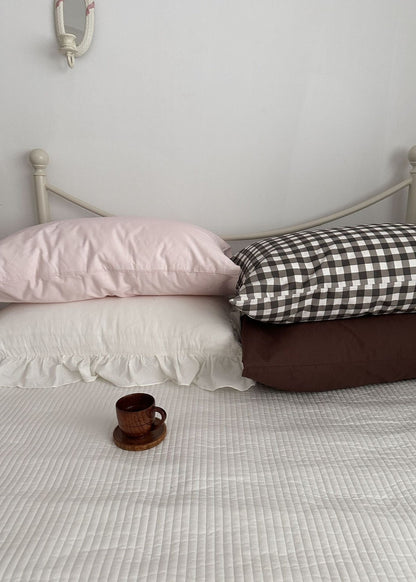 Ella Pure Cotton Pillowcases / White