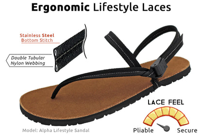Primal Sandals - Carbon