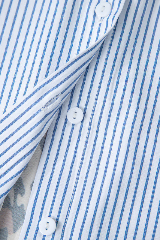 Aleia Chest Cuffed Sleeve Shirt