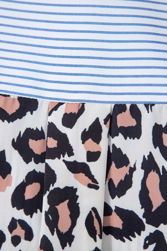 Aleia Chest Cuffed Sleeve Shirt